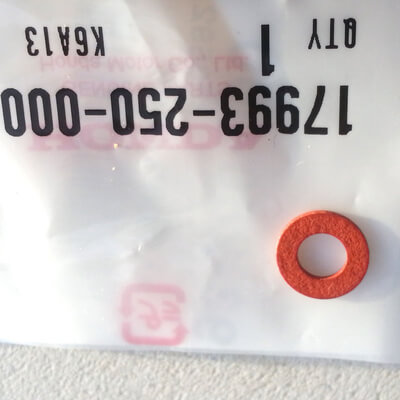 Dichtscheibe Verschraubung Honda Benzinhahn CB500K0-2 CB750K0-K2