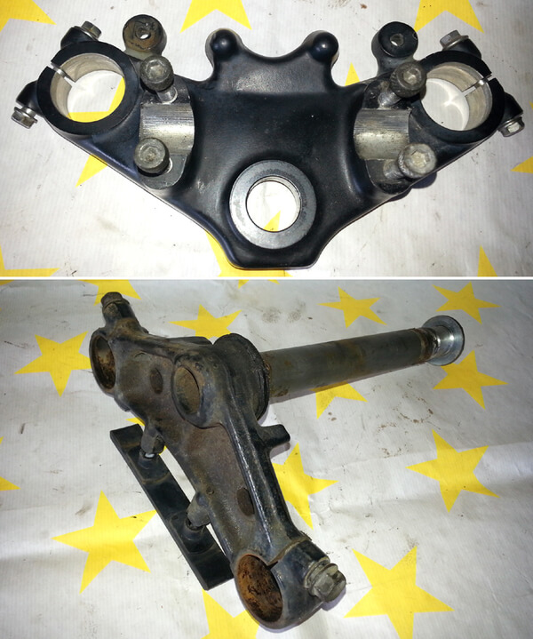 Gabelbrcke oben unten CB650C RC05 gebraucht