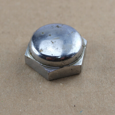 Steuerkopfmutter verchromt Honda CB350-400-500F CB550F-K CB650 CB750Four gebraucht