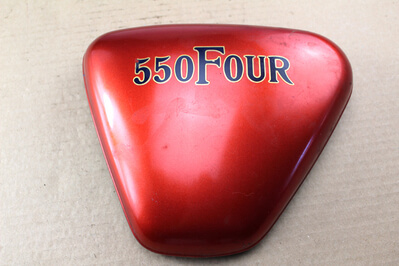 Seitendeckel links Honda CB550F gebraucht original Lack