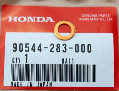 Unterlegscheibe 8mm Kupfer Tauchrohr Honda CB Four Modelle + BoldOr + Goldwing neu