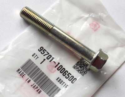 Schraube 10x65 sechskant-flansch Honda neu