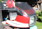 Verkleidung rot-weiss Original Honda BoldOr gebraucht