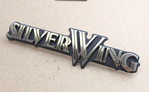 Emblem SILVERWING Seitendeckel Honda GL500-650 gebraucht