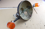Blinker vorne mit Halter und Lampentopf Honda CB550F CB750F1 gebraucht