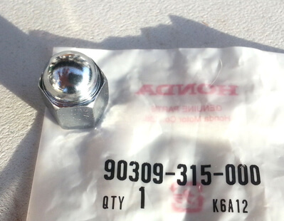 Hutmutter Stodmpfer Honda CB350-750Four BolOr CX500 GL500 GL1000 neu